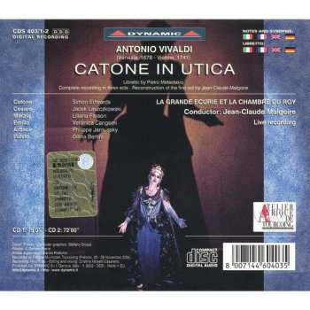 2CD/Doos Antonio Vivaldi: Catone In Utica