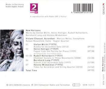 CD Heinz Holliger: New Horizons