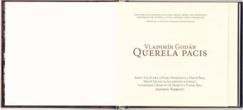 CD Vladimír Godár: Querela Pacis