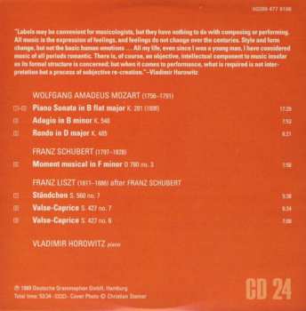 CD Vladimir Horowitz: Horowitz At Home