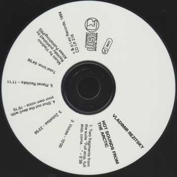 CD Vladimir Rezitsky: Hot Sounds From The Arctic