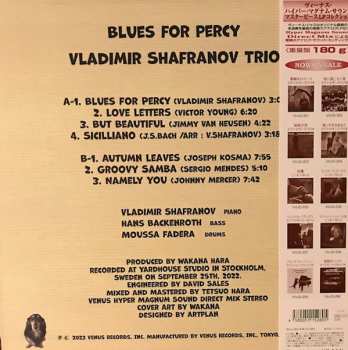 LP Vladimir Shafranov Trio: Blues For Percy
