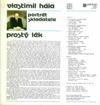 LP Vlastimil Hála: Prostý Lék (Portrét Skladatele)