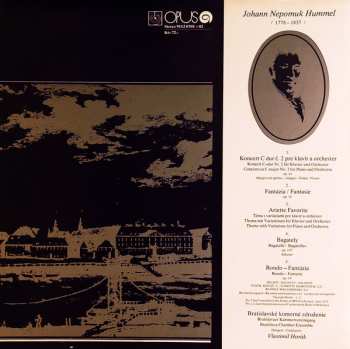 2LP Johann Nepomuk Hummel: Klavirna Tvorba