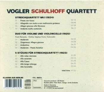 CD Erwin Schulhoff: Schulhoff