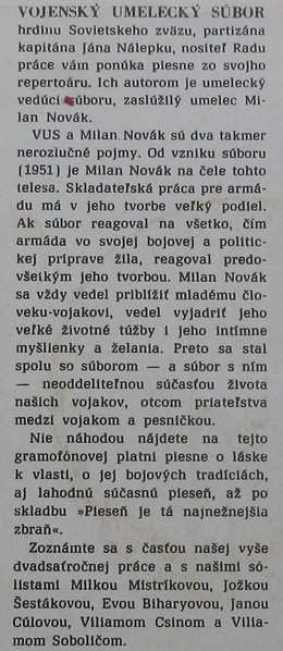 LP VUS-u: Hrá A Spieva