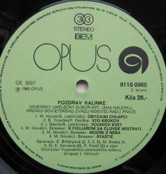 LP VUS-u: Pozdrav Kalinke