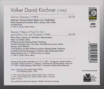 CD Volker David Kirchner: Sinfonie - Requiem