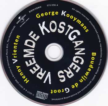CD Boudewijn De Groot: Vreemde Kostgangers