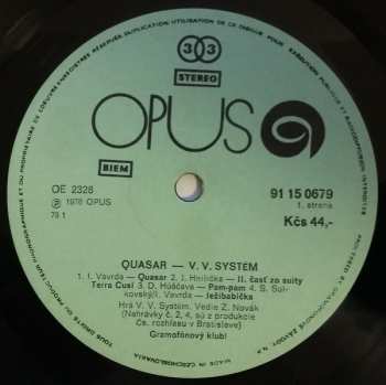 LP V.V. Systém: Quasar