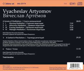 CD Vyacheslav Artyomov: A Sonata Of Meditations