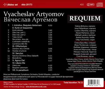 CD Vyacheslav Artyomov: Requiem - To The Martyrs Of Long-Suffering Russia