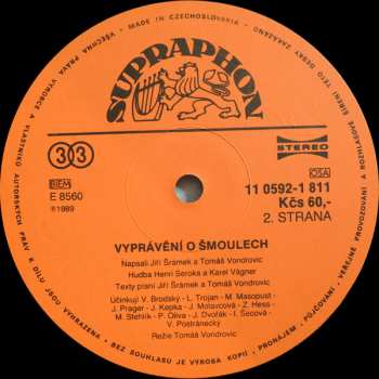 LP The Smurfs: Vyprávění O Šmoulech