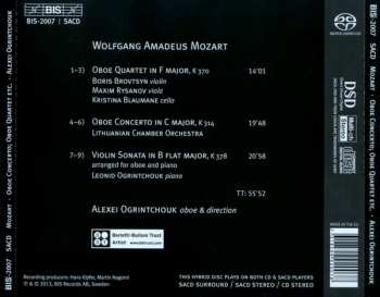 SACD Wolfgang Amadeus Mozart: Oboe Concerto / Quartet / Sonata