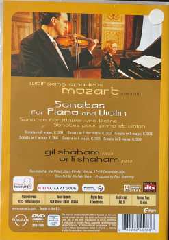 DVD Wolfgang Amadeus Mozart: Violin Sonatas