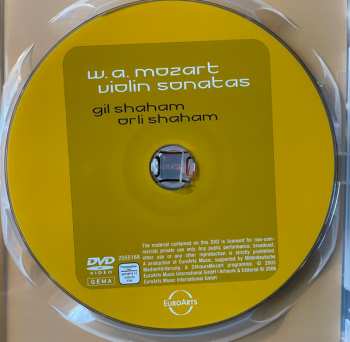 DVD Wolfgang Amadeus Mozart: Violin Sonatas