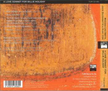 CD Jack DeJohnette: A Love Sonnet For Billie Holiday 