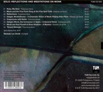 CD Wadada Leo Smith: Solo: Reflections And Meditations On Monk