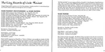 2CD Wade Mainer: I'm Not Looking Backward