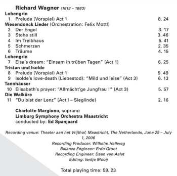 SACD Richard Wagner: Charlotte Margiono Sings Richard Wagner