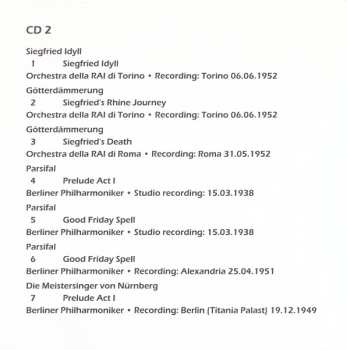 2CD Wilhelm Furtwängler: Richard Wagner, Orchestral Music, Wilhelm Furtwängler, 1954/2004