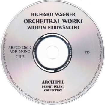 2CD Wilhelm Furtwängler: Richard Wagner, Orchestral Music, Wilhelm Furtwängler, 1954/2004