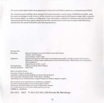 SACD Richard Wagner: Wesendonck-Lieder; Siegfried-Idyll; Overtures