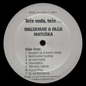 LP Waldemar A Olga: Teče Voda, Teče...