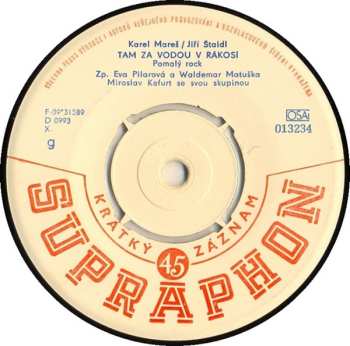 SP Eva Pilarová: Padá Hvězda / Tam Za Vodou V Rákosí