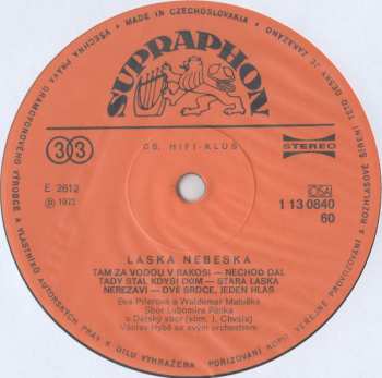 LP Eva Pilarová: Láska Nebeská
