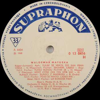 LP Waldemar Matuška: Waldemar Matuška