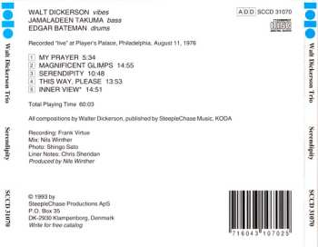 CD Walt Dickerson Trio: Serendipity
