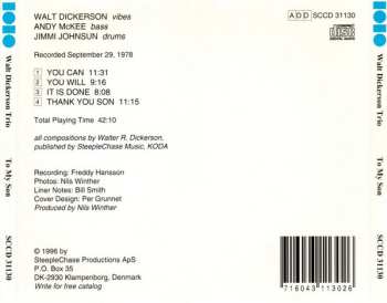 CD Walt Dickerson Trio: To My Son