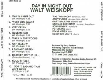 CD Walt Weiskopf: Day In Night Out