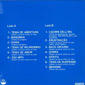 LP Waltel Branco: Apresenta Músicas Da Novela Assim Na Terra Como No Ceu Incluindo Três Temas Da Novela "Irmãos Coragem"