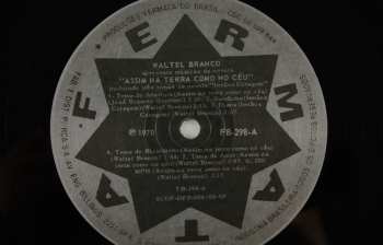 LP Waltel Branco: Apresenta Músicas Da Novela Assim Na Terra Como No Ceu Incluindo Três Temas Da Novela "Irmãos Coragem"