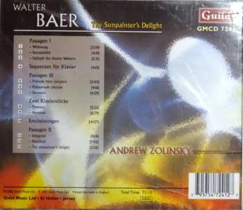 CD Andrew Zolinsky: The Sunpainter's Delight