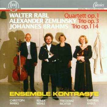 CD Johannes Brahms: Ensemble Kontraste