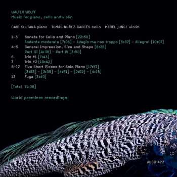 CD Walter Wolff: Music for Piano, Cello and Violin