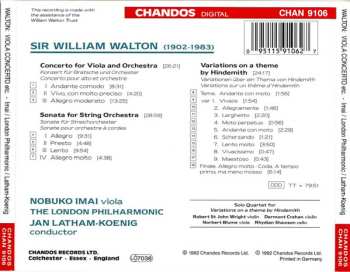 CD The London Philharmonic Orchestra: Viola Concerto, Sonata For String Orchestra, Hindemith Variations
