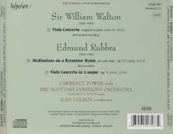 CD Sir William Walton: Viola Concertos • Meditations On A Byzantine Hymn