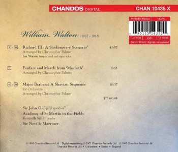 CD Sir William Walton: Music From The Olivier Films: Richard III