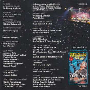 2CD Wolfgang Ambros: Verwahrlost Aber Live