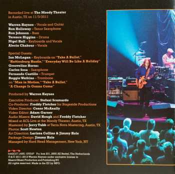 2CD/DVD Warren Haynes Band: Live At The Moody Theater DIGI