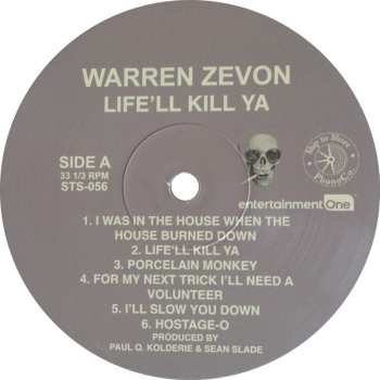 LP Warren Zevon: Life'll Kill Ya CLR