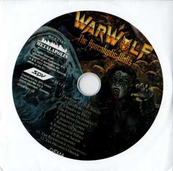 LP/CD WarWolf: The Apocalyptic Waltz CLR