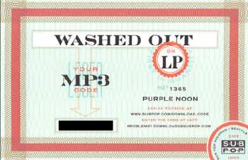 LP Washed Out: Purple Noon