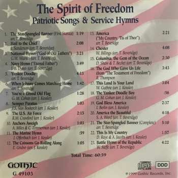 CD Washington Men's Camerata: The Spirit Of Freedom: Patriotic Songs & Service Hymns
