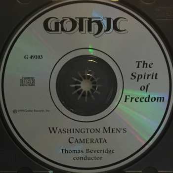 CD Washington Men's Camerata: The Spirit Of Freedom: Patriotic Songs & Service Hymns