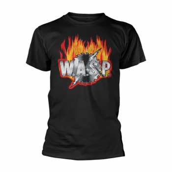 Merch W.A.S.P.: T-shirt Sawblade Logo W.a.s.p.